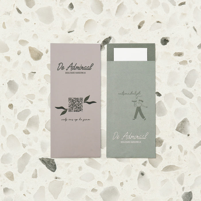 Bestekzakjes met tissue servet – placeholderafbeelding