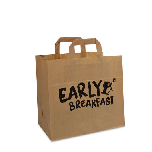 Papieren take-away tassen – Early breakfast – placeholderafbeelding