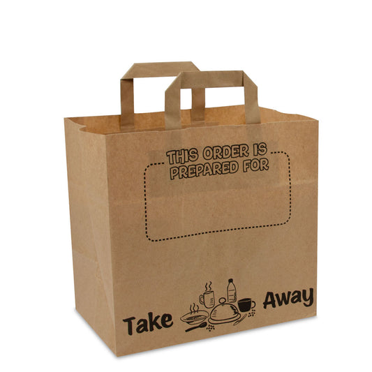 Papieren take-away tassen – Prepared for – placeholderafbeelding