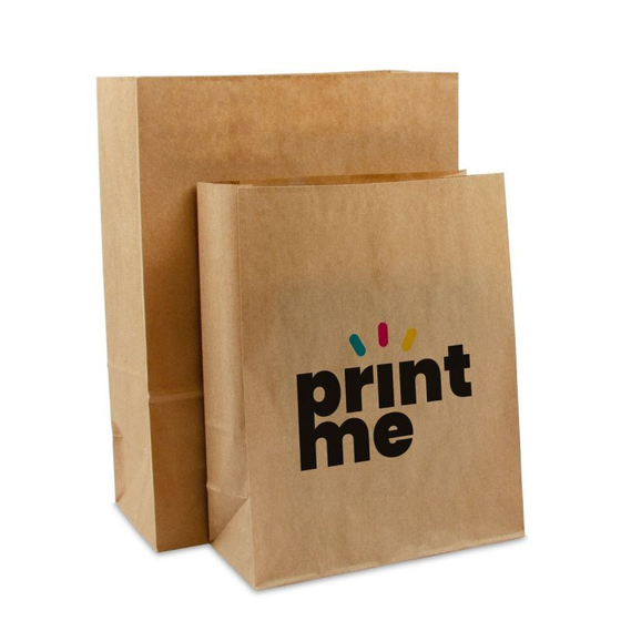 Papieren doggy bags – 70 g gerecycled kraftpapier