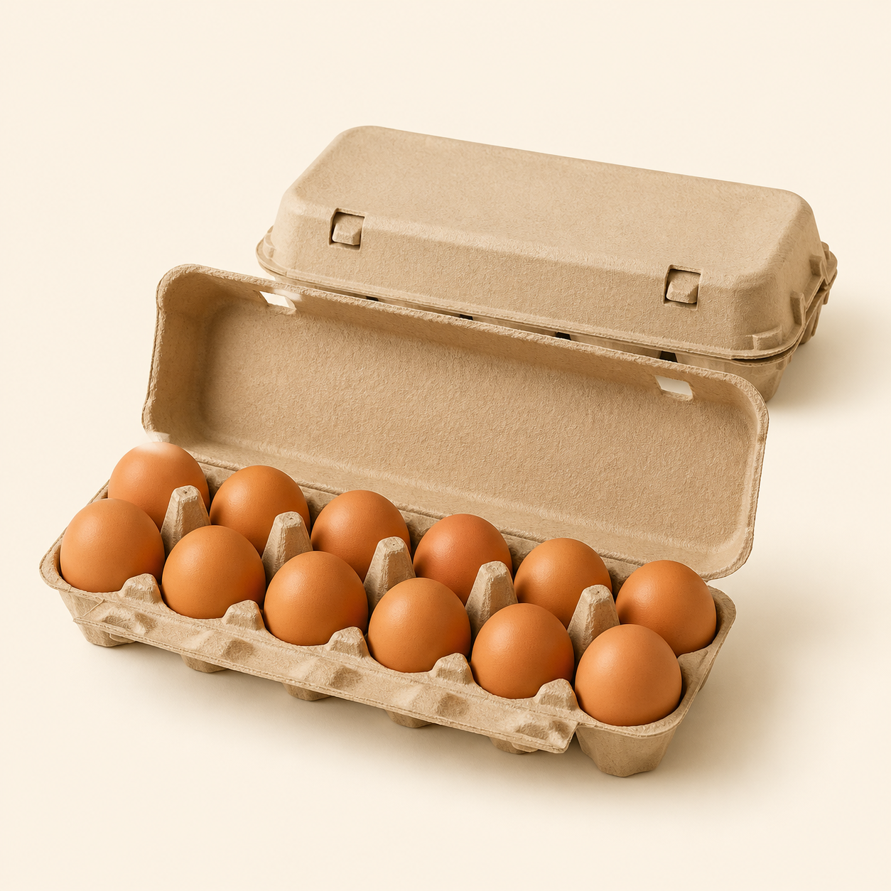 Eierdozen voor 10 eieren bedrukt – Karton