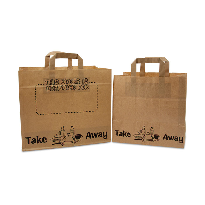 Papieren take-away tassen – Prepared for – placeholderafbeelding